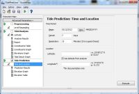 Tide prediction analysis features applications