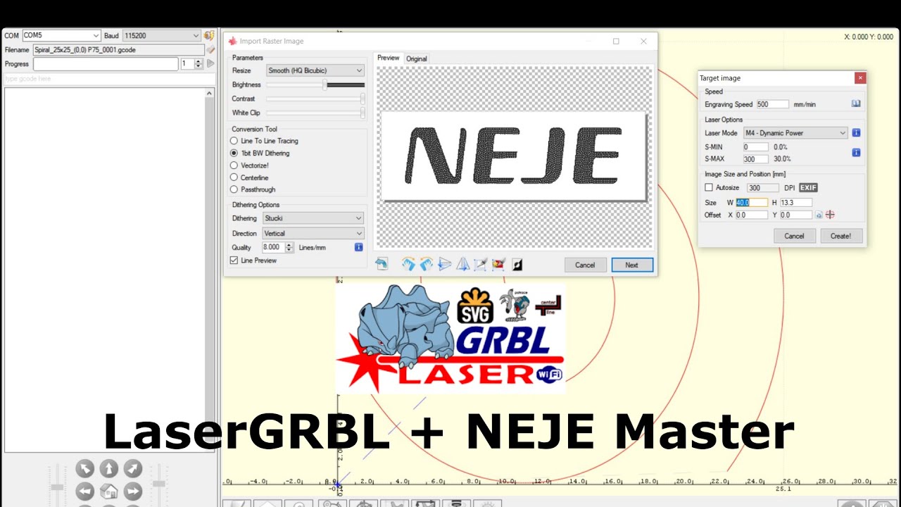 Laser software engraving engraver port should available now see
