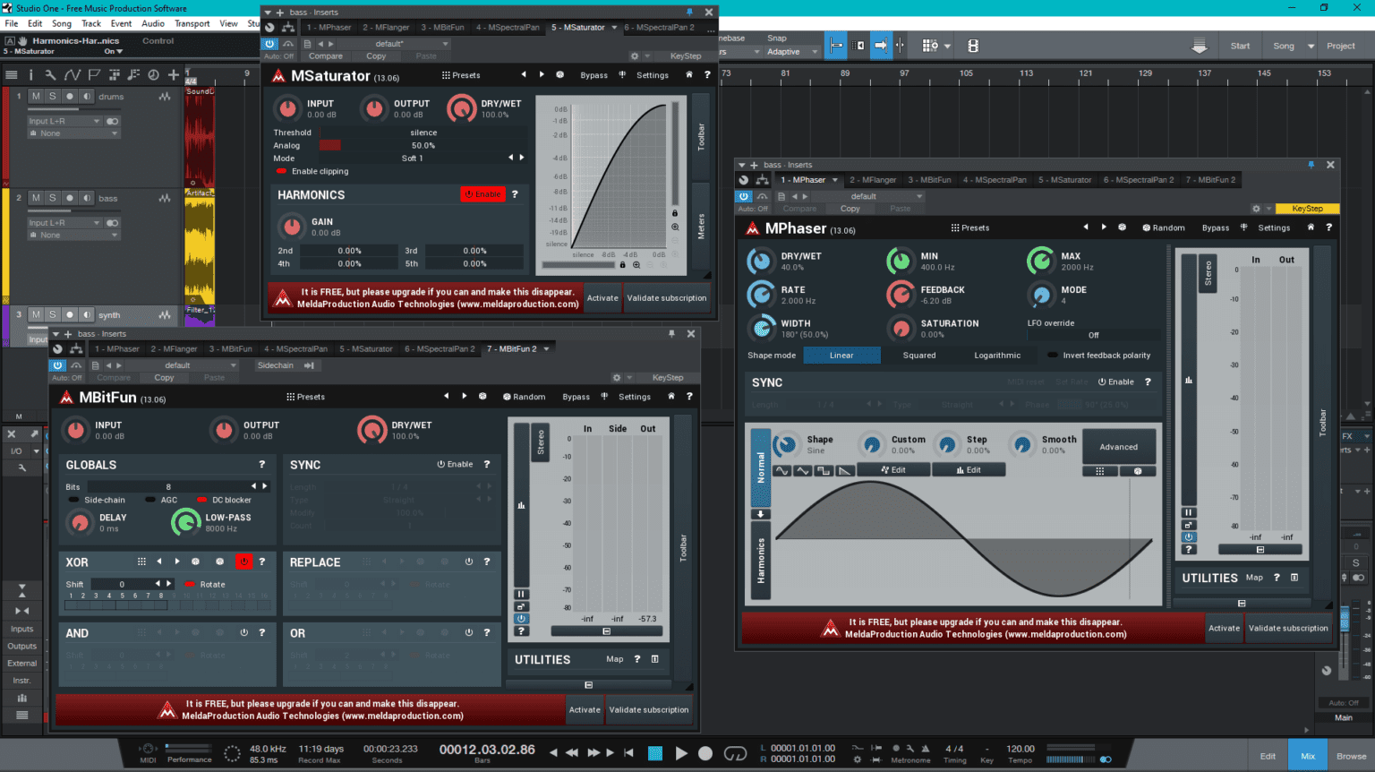 Music production software debster