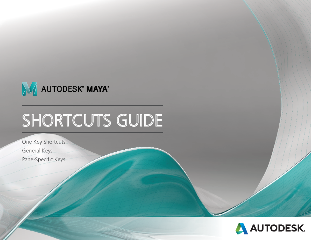 Shortcut maya keys